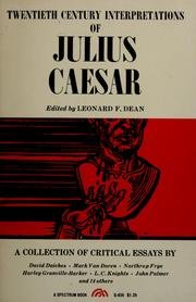 Twentieth Century Interpretations of Julius Caesar  1968 9780135122853 Front Cover