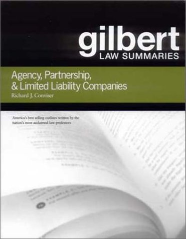 Gilbert Law Summaries on Agency, Partnership and LLCs  5th 2003 (Revised) 9780159007853 Front Cover