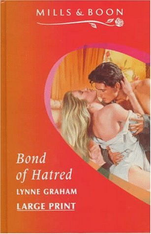 Bond of Hatred  Large Type  9780263142853 Front Cover
