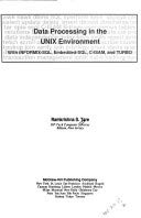 Data Processing in the UNIX Environment  1989 9780070628854 Front Cover