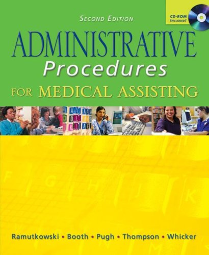 Administrative Procedures for Medical Assisting  2nd 2005 9780072947854 Front Cover