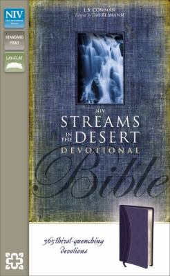 NIV Streams in the Desert Bible 365 Thirst-Quenching Devotions  2012 9780310441854 Front Cover