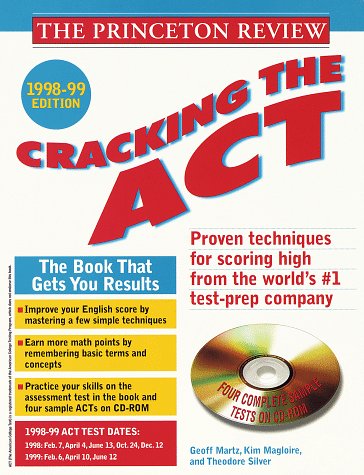 Cracking the ACT 1998-1999 : Sample Tests N/A 9780375750854 Front Cover