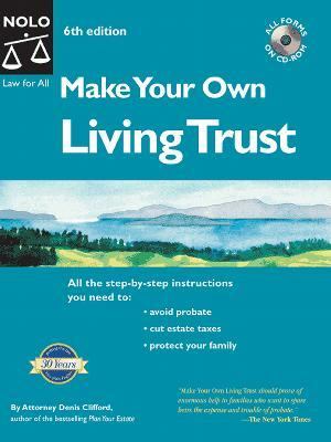 Make Your Own Living Trust 6th 2004 9780873379854 Front Cover