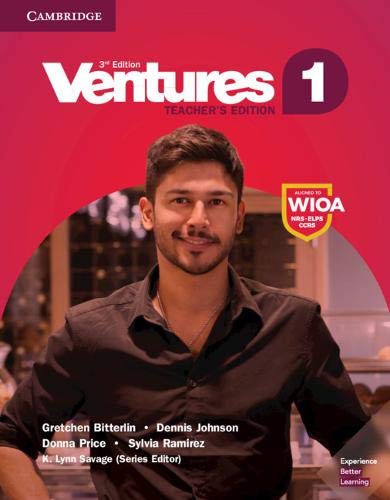 Ventures Level 1 Teacher's Edition  3rd 2018 (Revised) 9781108689854 Front Cover