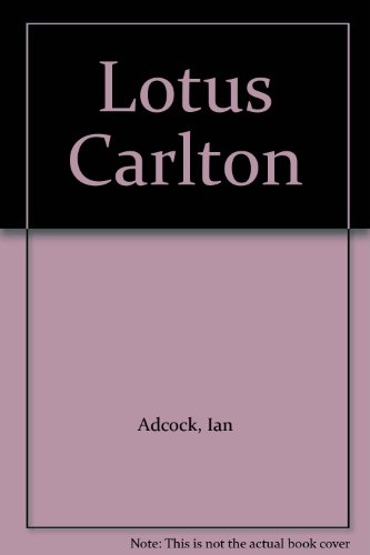 Lotus Carlton   1991 9781855321854 Front Cover