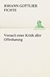 Versuch Einer Kritik Aller Offenbarung  N/A 9783849546854 Front Cover