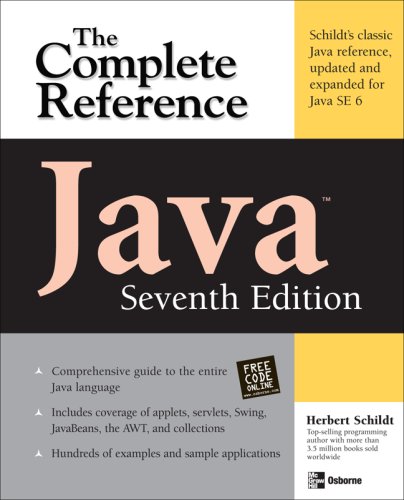 Java the Complete Reference, Seventh Edition  7th 2007 (Revised) 9780072263855 Front Cover