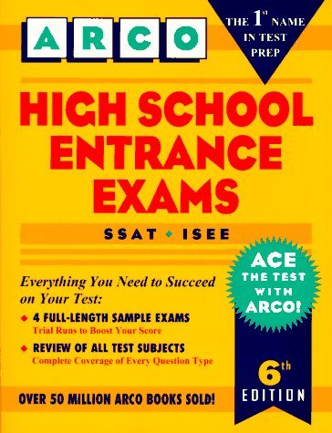 High School Entrance Exams 6th 9780028610856 Front Cover