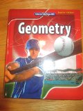 Geometry, Teacher Edition 1st 2010 9780078884856 Front Cover