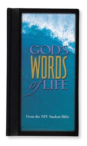 God's Words of Life From the NIV Student Bible Gift  9780310971856 Front Cover