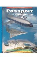 Passport to Mathematics 1st (Student Manual, Study Guide, etc.) 9780395879856 Front Cover