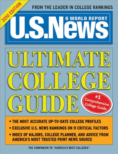 U. S. News Ultimate College Guide 2010  7th 9781402222856 Front Cover