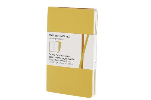 Plain Volant Notebook Pocket Golden Yellow  N/A 9788862937856 Front Cover