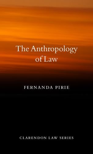 Anthropology of Law   2013 9780199696857 Front Cover