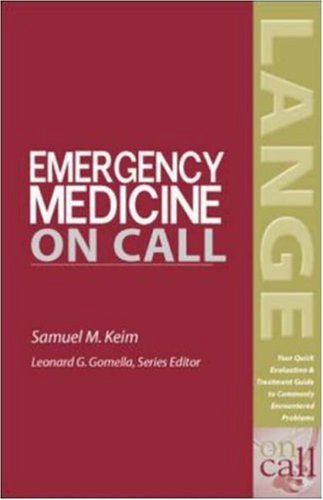 Emergency Medicine on Call Book/PDA Value Pack   2004 9780071438858 Front Cover