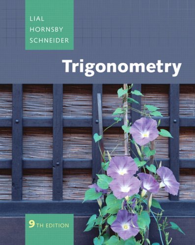 Trigonometry  9th 2009 9780321528858 Front Cover