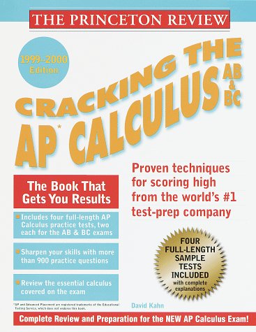 Cracking the AP : Calculus AB and BC: 1999-2000 Edition N/A 9780375752858 Front Cover