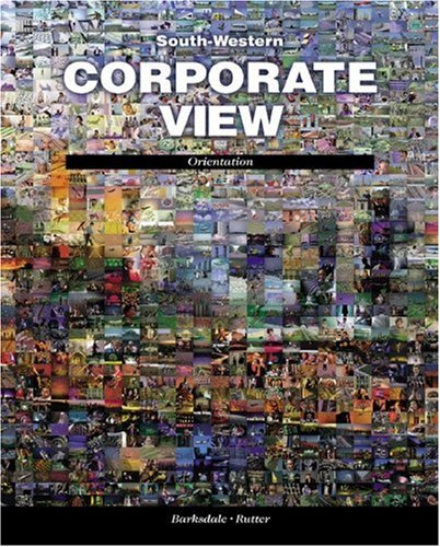 Corporate View : Orientation  1999 9780538722858 Front Cover