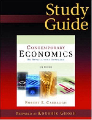 Contemporary Economics An Applications Approach 8th 2008 (Revised) 9780765620859 Front Cover