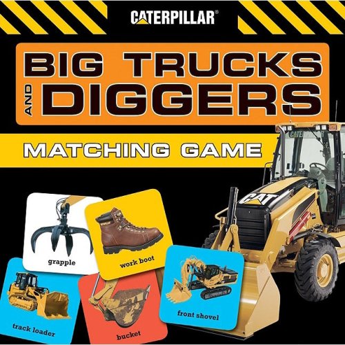 Big Trucks and Diggers Matching Game  N/A 9780811866859 Front Cover