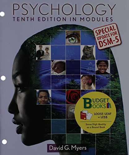 Loose-Leaf Version for Psychology in Modules with DSM5 Update  10th 2014 9781464164859 Front Cover