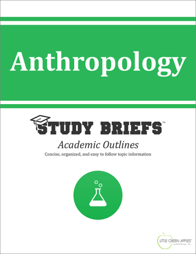 Anthropology   2016 9781634262859 Front Cover