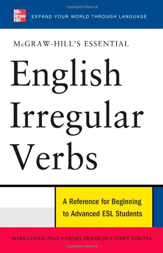 McGraw-Hill's Essential English Irregular Verbs   2010 9780071602860 Front Cover