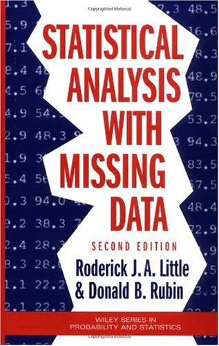 Statistical Analysis with Missing Data  2nd 2002 (Revised) 9780471183860 Front Cover