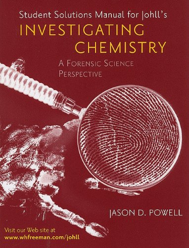 Invetigating Chemistry Solutions Manual   2006 9780716774860 Front Cover