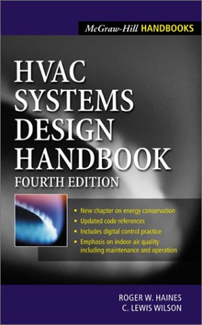 HVAC Systems Design Handbook  4th 2003 (Revised) 9780071395861 Front Cover