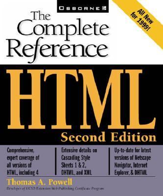 HTML  2nd 9780072132861 Front Cover