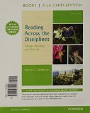 Reading Across the Disciplines College Reading and Beyond, Books a la Carte Edition Plus NEW MyReadingLab with EText - Access Card Package 6th 2015 9780134036861 Front Cover