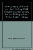 Royal Historical Society Annual Bibliography of British and Irish History Publications Of 1989 N/A 9780198201861 Front Cover