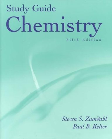 Chemistry  5th 2000 (Guide (Pupil's)) 9780395985861 Front Cover