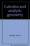 Calculus and Analytic Geometry  1982 9780030188862 Front Cover