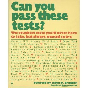 Can You Pass These Tests?  N/A 9780060961862 Front Cover