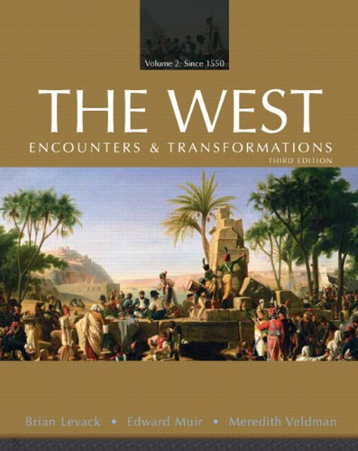 West Encounters and Transformations 3rd 2011 9780132132862 Front Cover