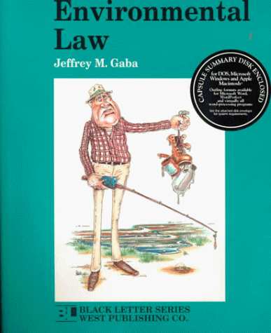 Black Letter on Environmental Law   1994 9780314040862 Front Cover