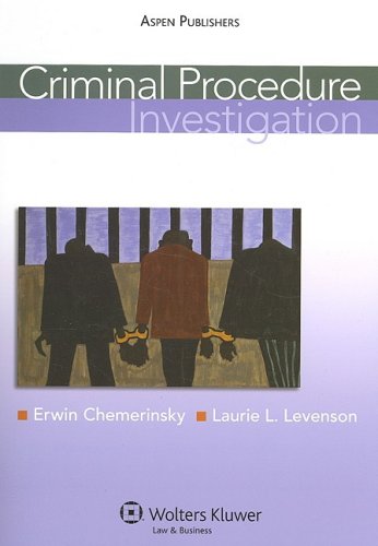 Criminal Procedure Investigation  2008 9780735577862 Front Cover