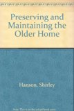 Preserving and Maintaining the Older Home N/A 9780070260863 Front Cover