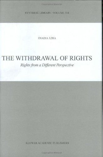 Withdrawal of Rights Rights from a Different Perspective  2002 9781402008863 Front Cover