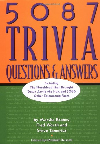 5087 Trivia Questions and Answers   1999 (Teachers Edition, Instructors Manual, etc.) 9781579120863 Front Cover