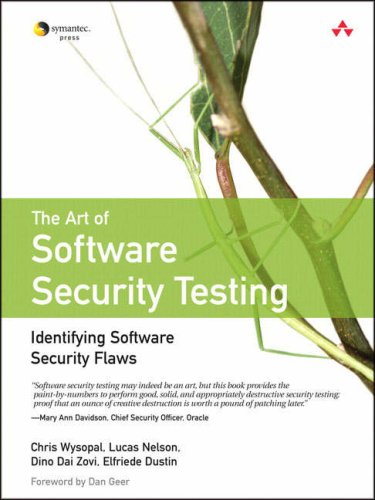 Art of Software Security Testing Identifying Software Security Flaws  2007 9780321304865 Front Cover