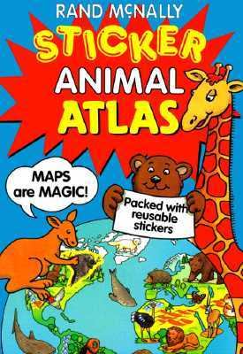Rand McNally Animal Sticker Atlas N/A 9780528835865 Front Cover