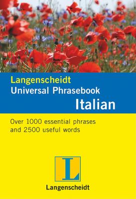 Langenscheidt Universal Phrasebook Italian  N/A 9783468989865 Front Cover