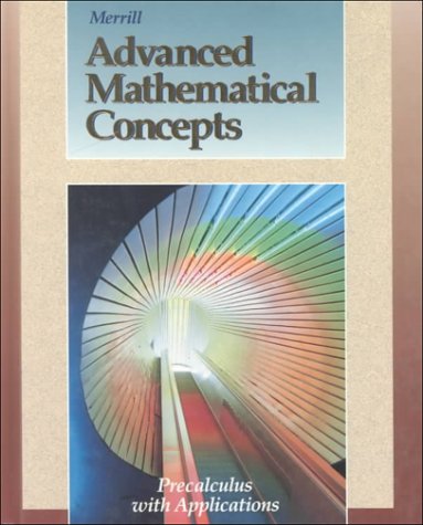 Advanced Mathematical Concepts  1997 9780028242866 Front Cover