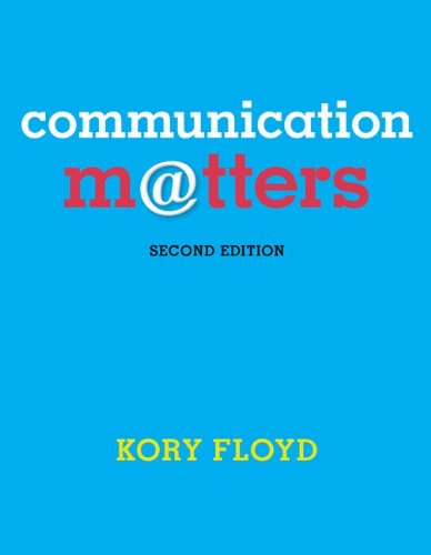 Communication Matters:   2013 9780078036866 Front Cover