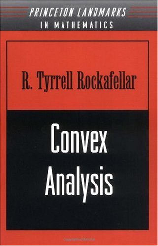 Convex Analysis (pms-28)  1970 9780691015866 Front Cover