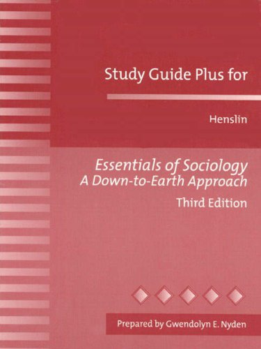 Plus Essential Sociology  3rd 2000 9780205299867 Front Cover